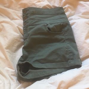 High waisted shorts